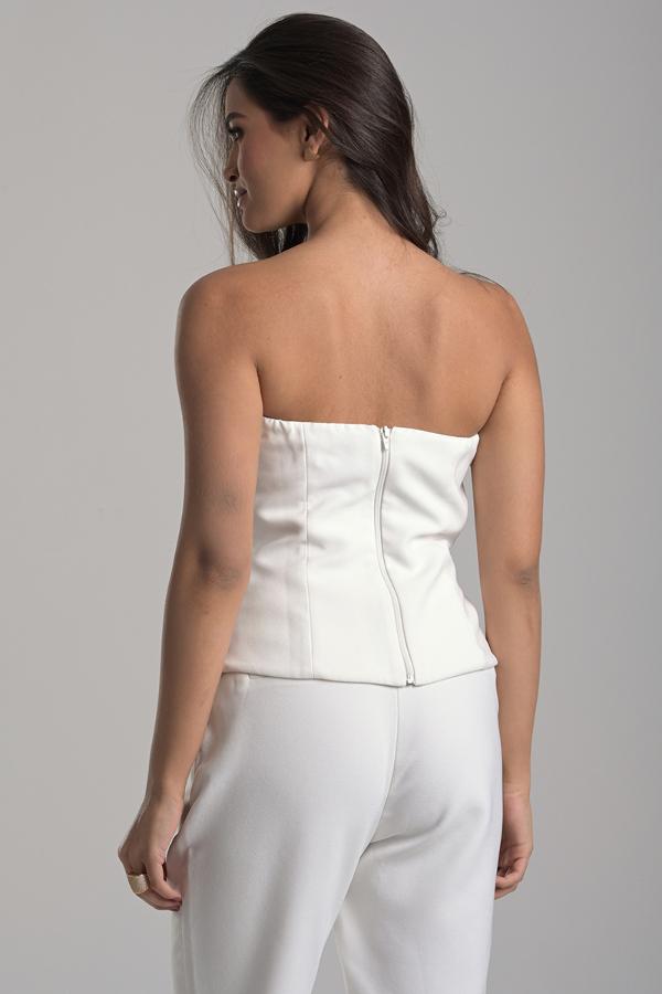CORSET CON BOTONES FLOR