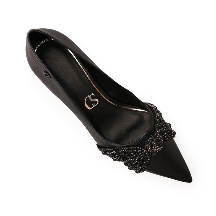 STILETTO EN PUNTA LAZO CON BRILLO