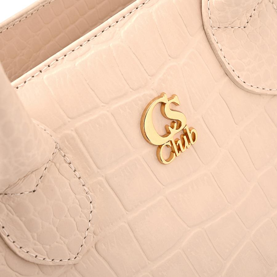 CARTERA BEIGE TEXTURIZADA CS CLUB