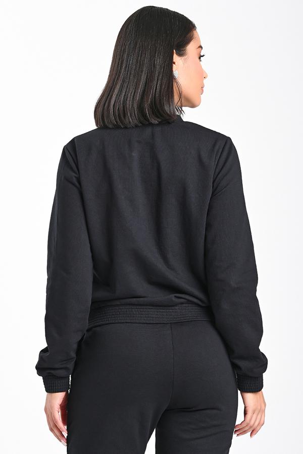 CHAQUETA TIPO BOMBER CON BRILLO