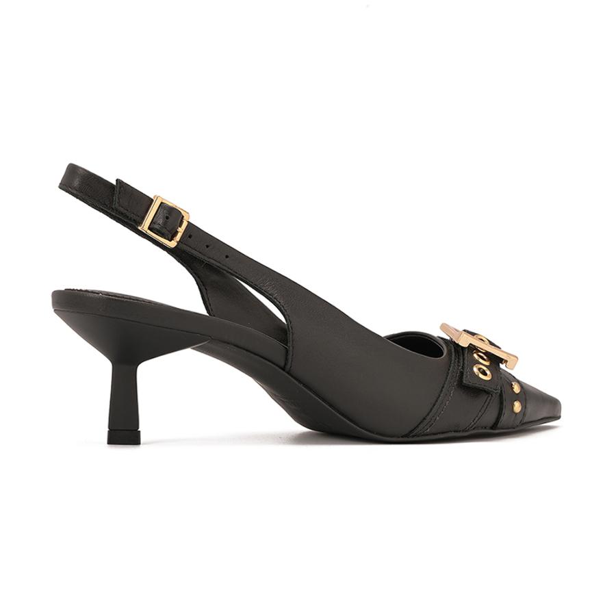 STILETTO EN PUNTA CON ACCESORIO