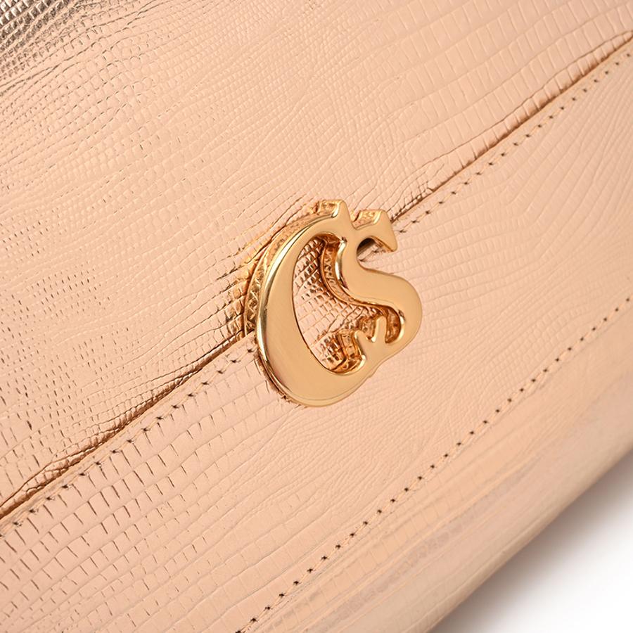 CARTERA DORADA CON MONEDERO CS
