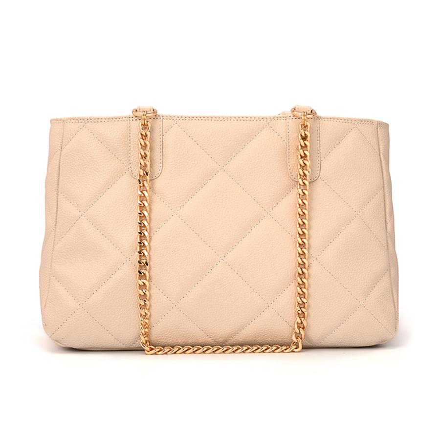 CARTERA BEIGE CON CADENAS CS CLUB