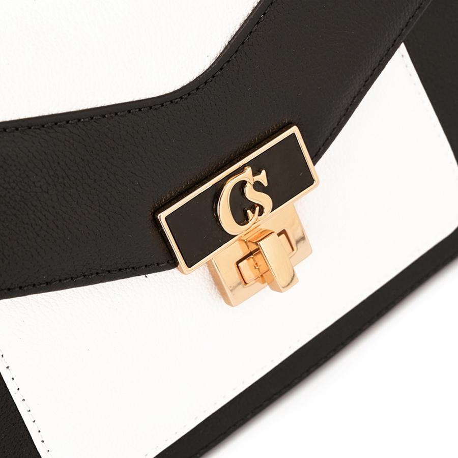 CARTERA DE MANO BICOLOR CS