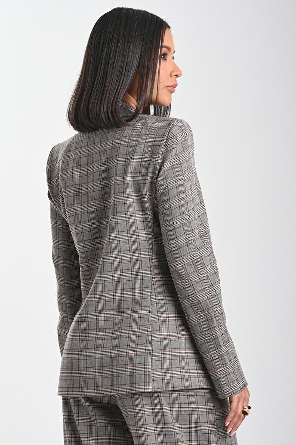 BLAZER CUADRILLE CON CINTURON