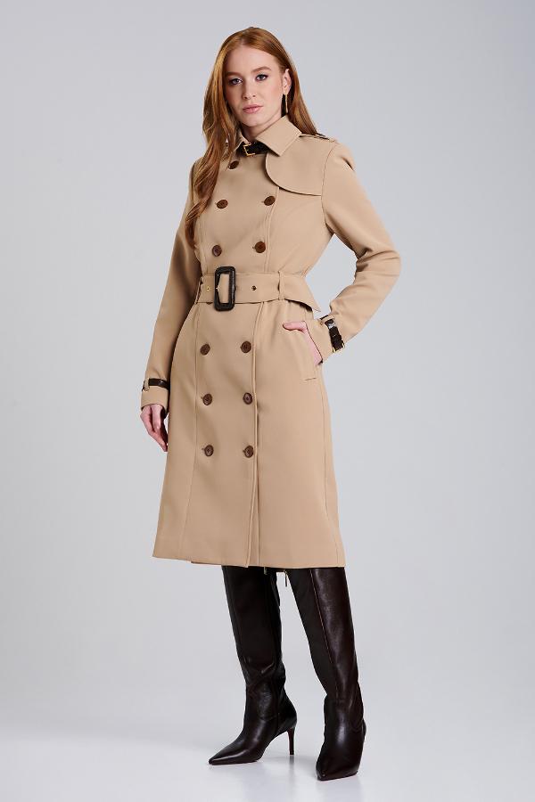 ABRIGO LARGO CON CINTURON