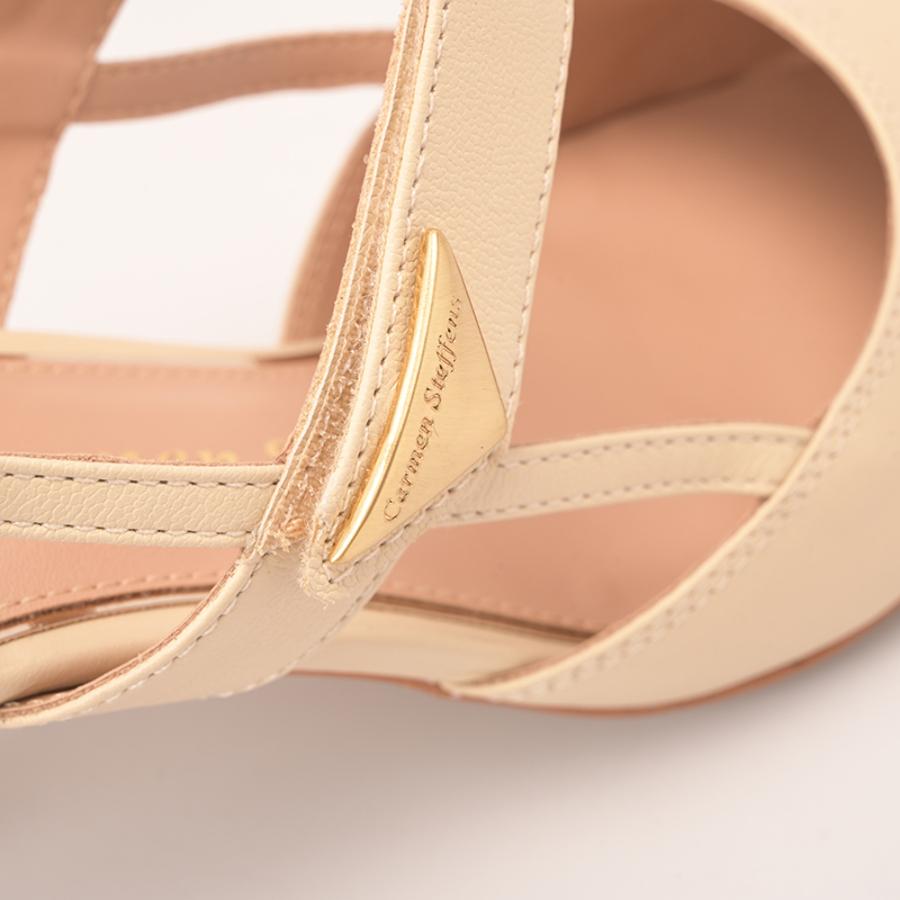 STILETTO BEIGE EN PUNTA
