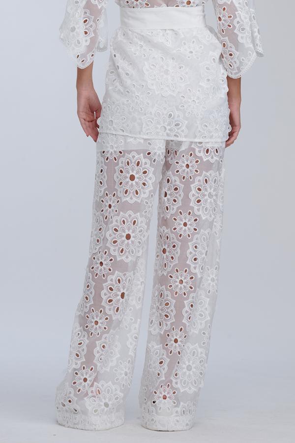 PANTALON BORDADO