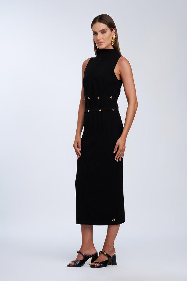 VESTIDO NEGRO TRICOT