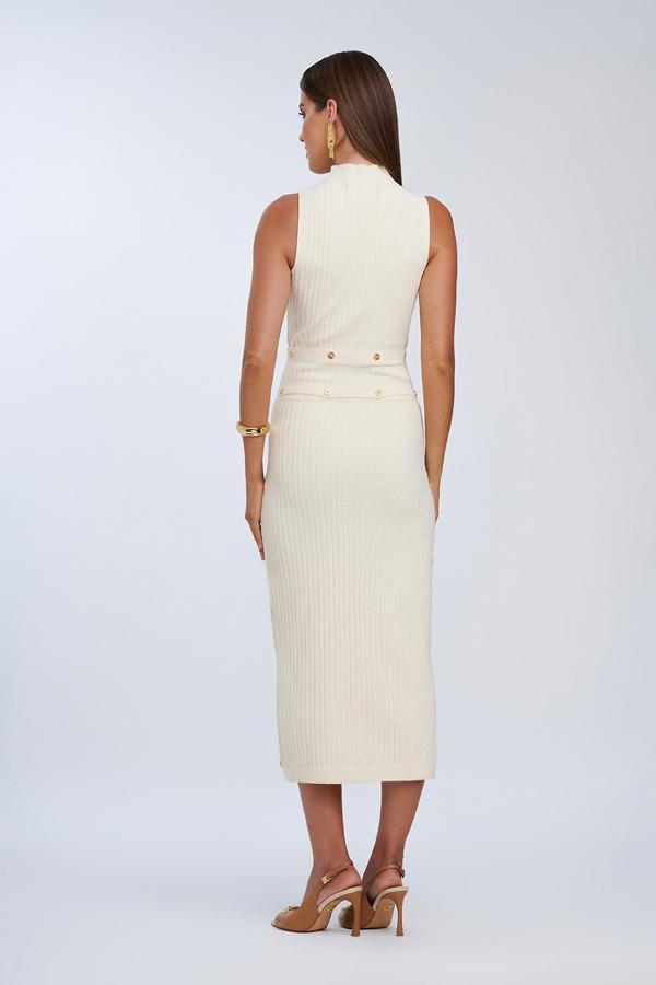 VESTIDO BEIGE TRICOT