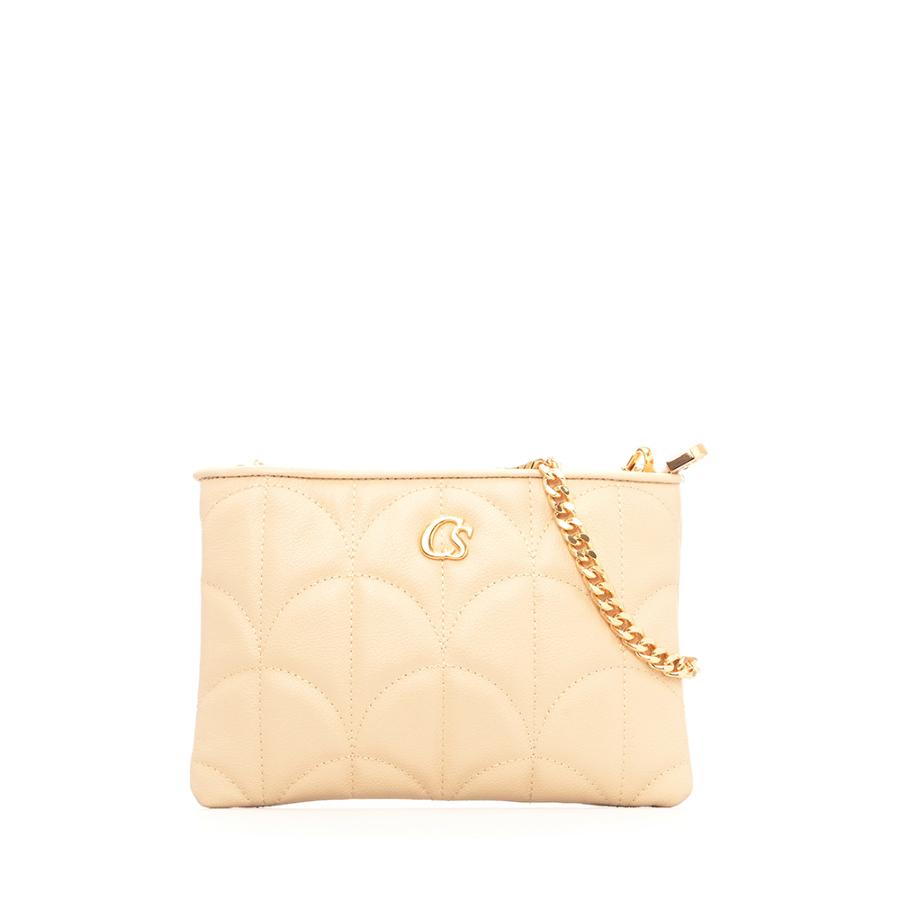 CARTERA BEIGE TIPO SOBRE