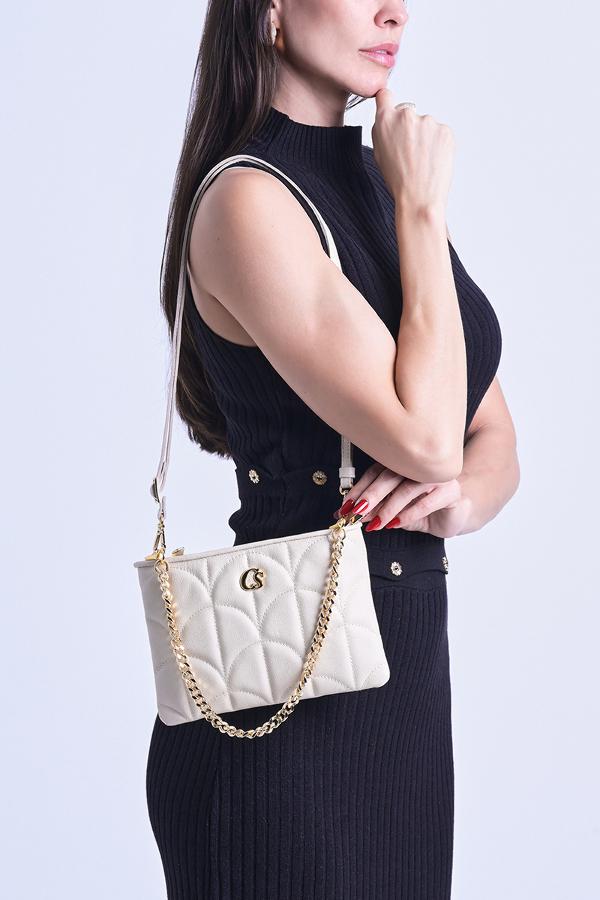 CARTERA BEIGE TIPO SOBRE