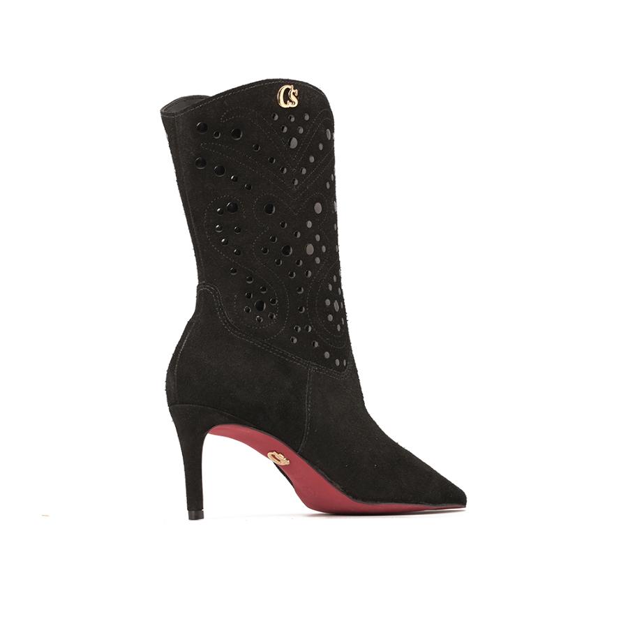 BOTA GAMUZA CON TACHAS CS