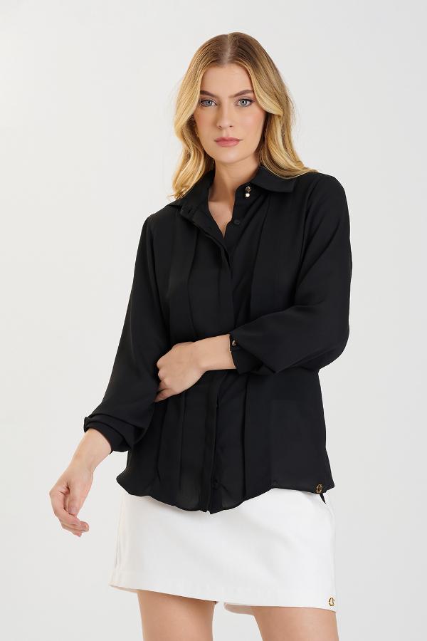 CAMISA CON PLIZOS CS