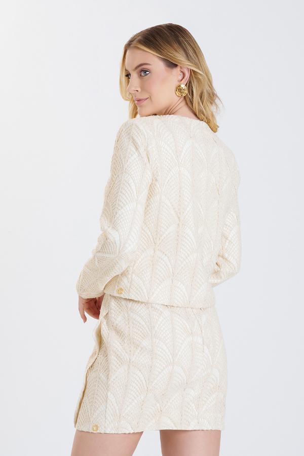 CHAQUETA CON TEJIDO CS