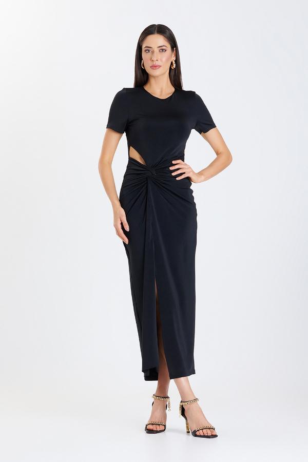 VESTIDO CON DRAPEADO CS