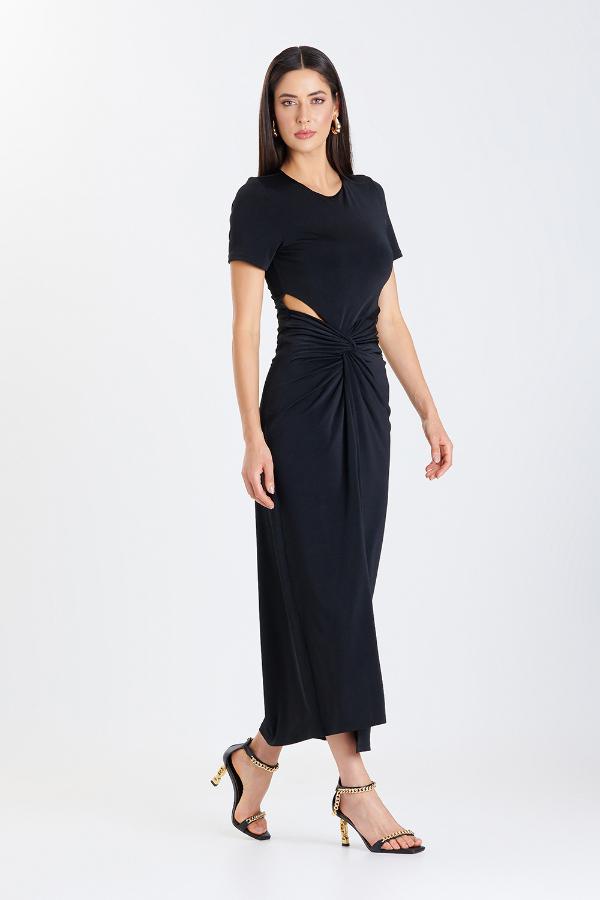 VESTIDO CON DRAPEADO CS