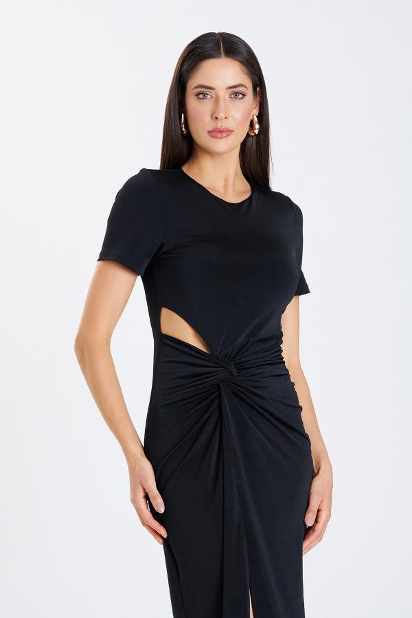 VESTIDO CON DRAPEADO CS