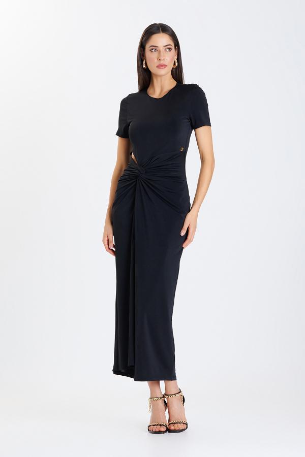 VESTIDO CON DRAPEADO CS