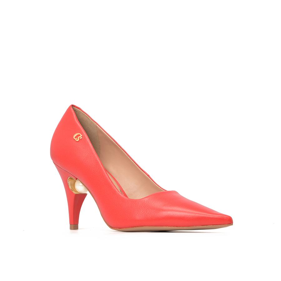 STILETTO ROJO INTENSO CON ACCESORIO