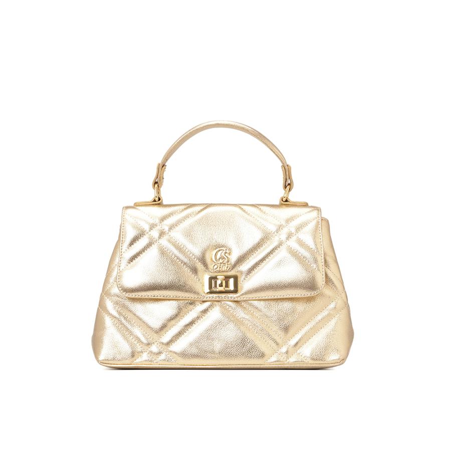 CARTERA DORADA CON TEXTURA CS