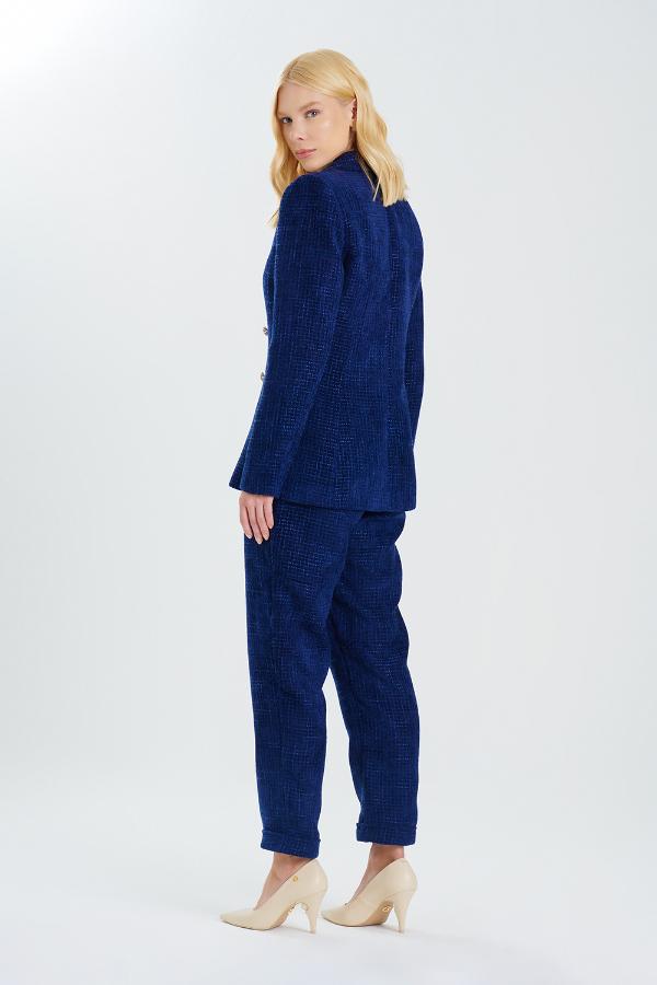 PANTALON DE VESTIR AZUL REY