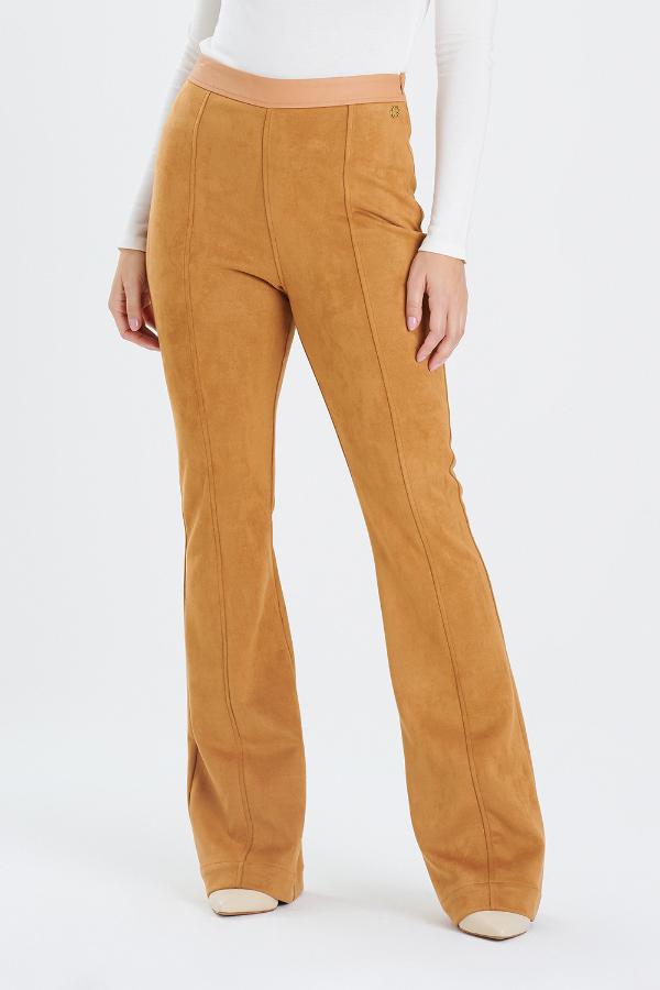 PANTALON GAMUZA CAMEL