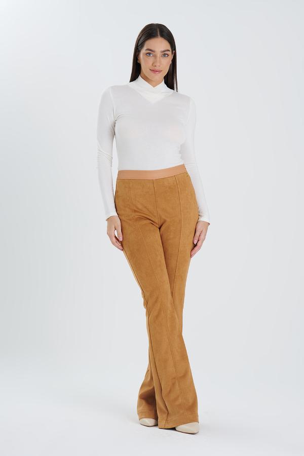 PANTALON GAMUZA CAMEL
