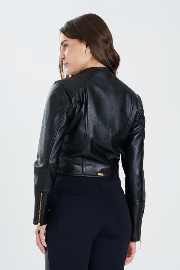 CHAQUETA BIKER DE CUERO CS