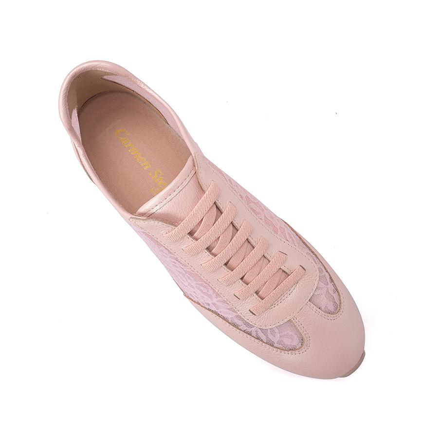 ZAPATILLA ROSA TORNASOL CON ENCAJE