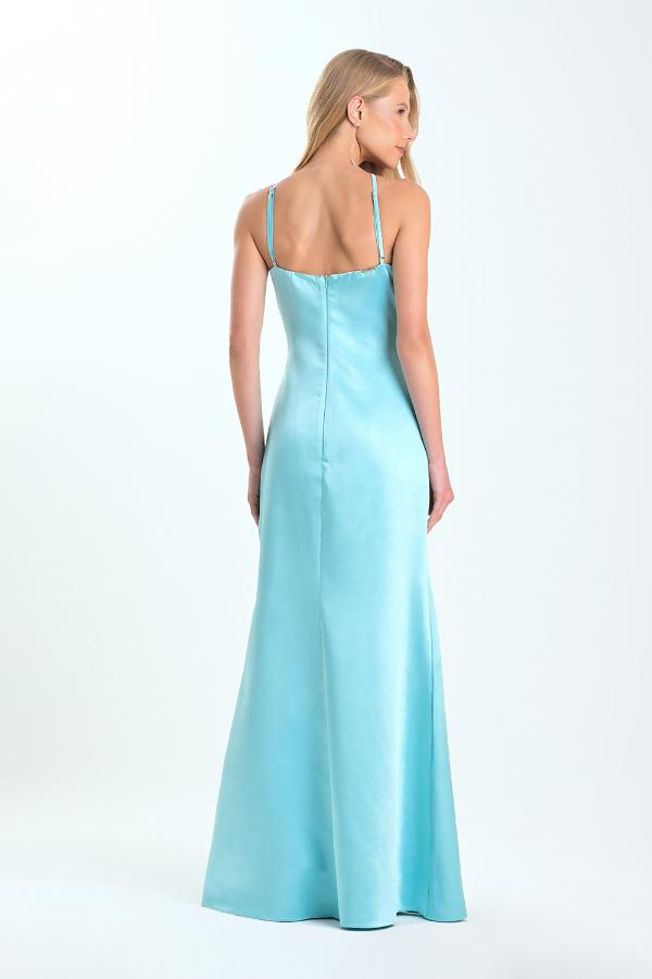 VESTIDO SATIN CON DISEÑO