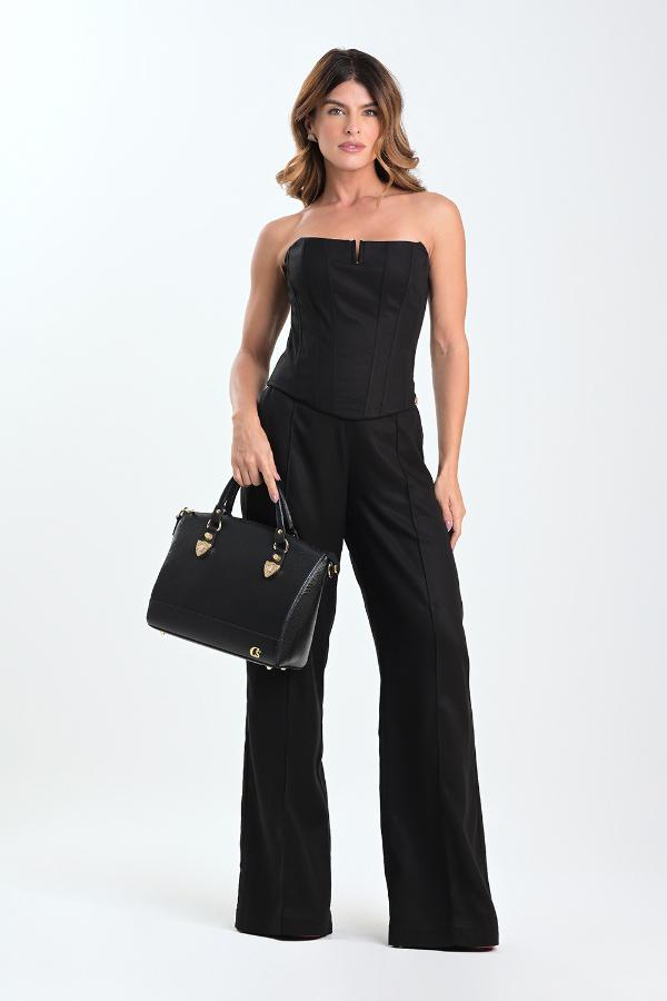 PANTALON NEGRO PALAZZO