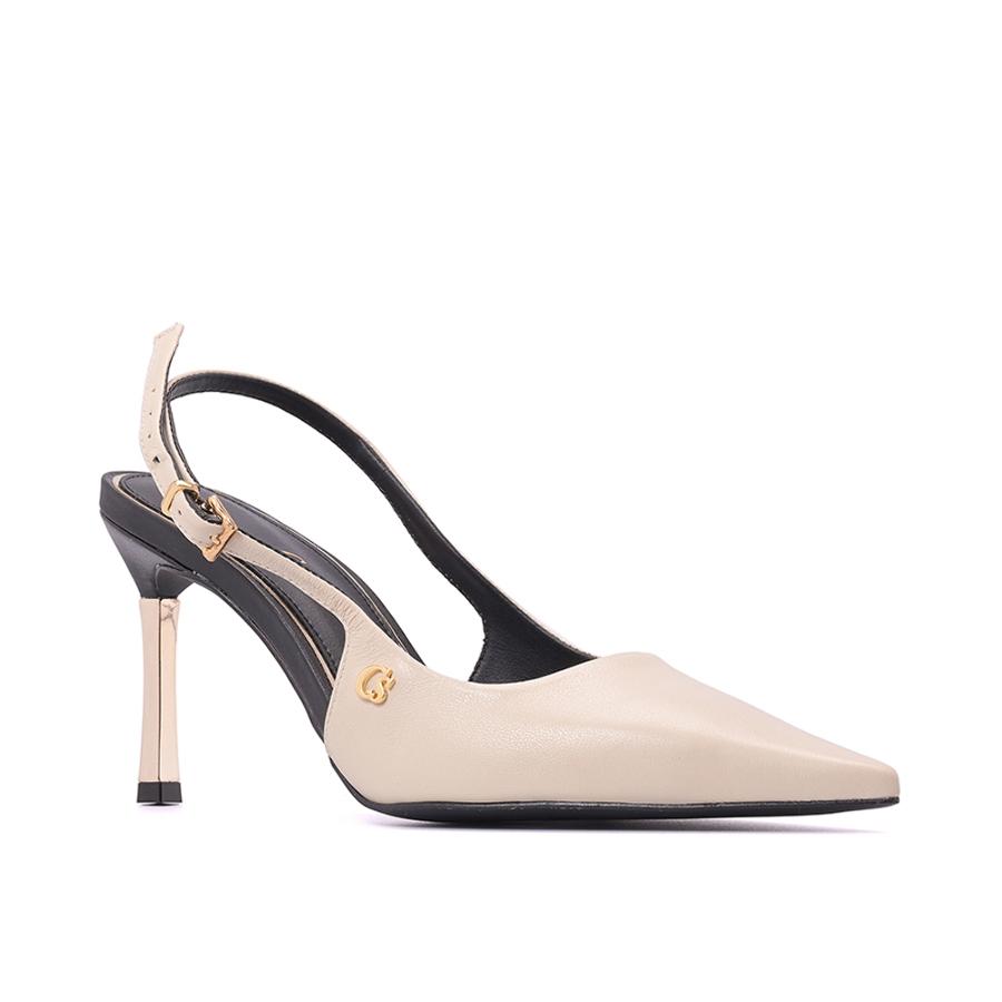 STILETTO OFF WHITE TACO DORADO