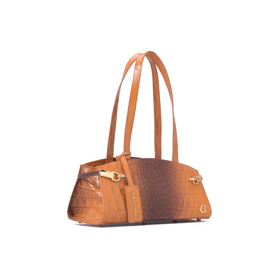 CARTERA CROCO TIPO BAGUETTE